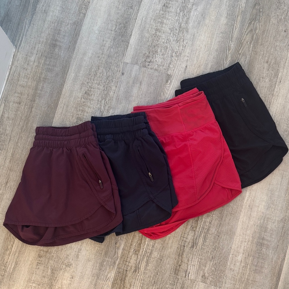 lululemon athletica Women's Athletic Shorts - maroon, navy, pink, black